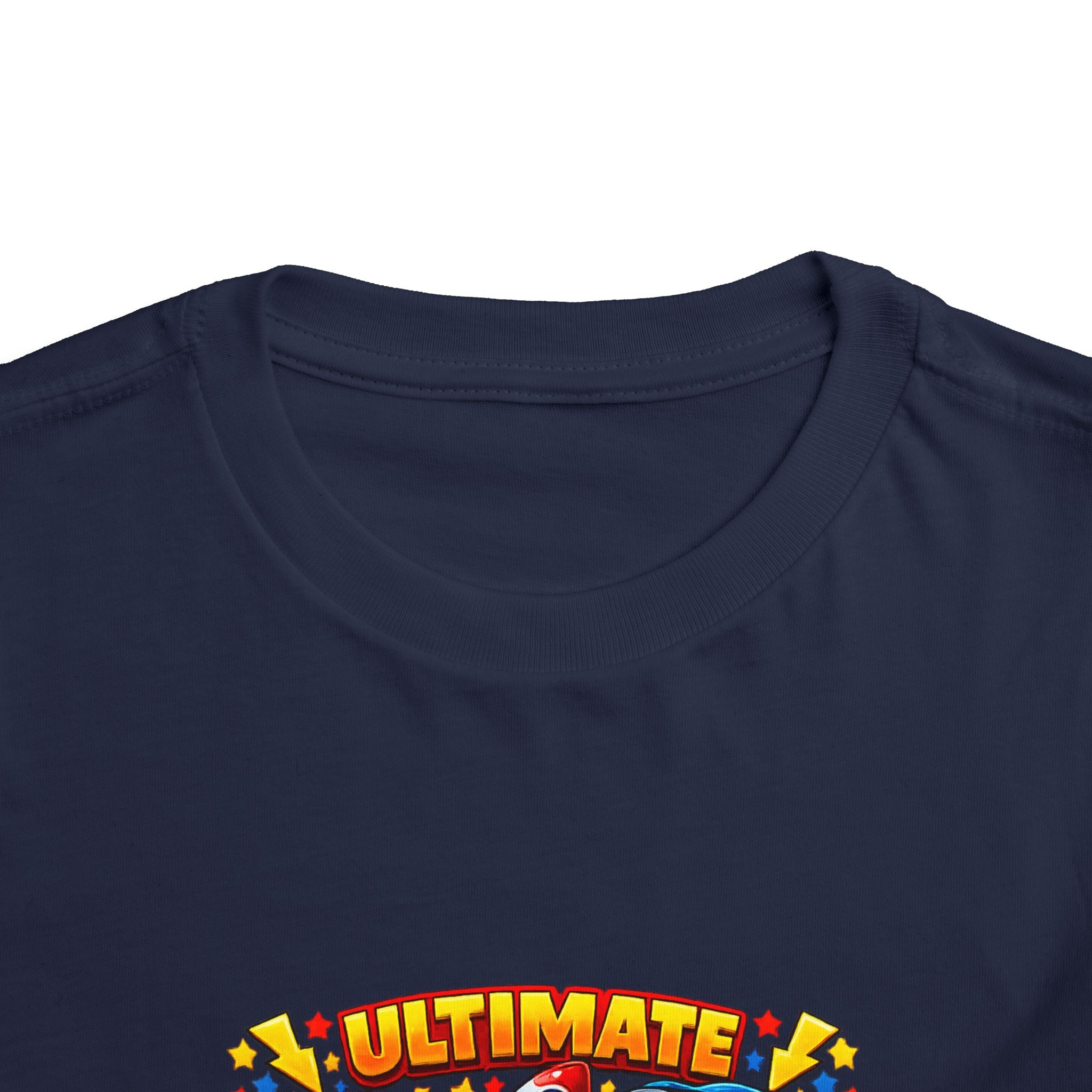 Ultimate Little Dude Toddler Tee — Colorful Gamer Animal Crew Graphic